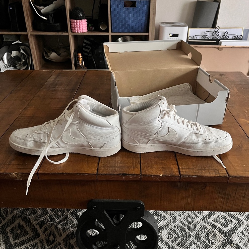 Nike Men's Classic White High-Top Sneakers